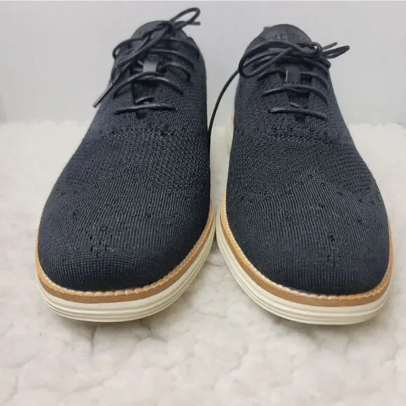 Cole Haan Zerogrand Men's Stitchlite Shoes Size 12 Wingtip Oxford C27959 Black - Picture 2 of 10